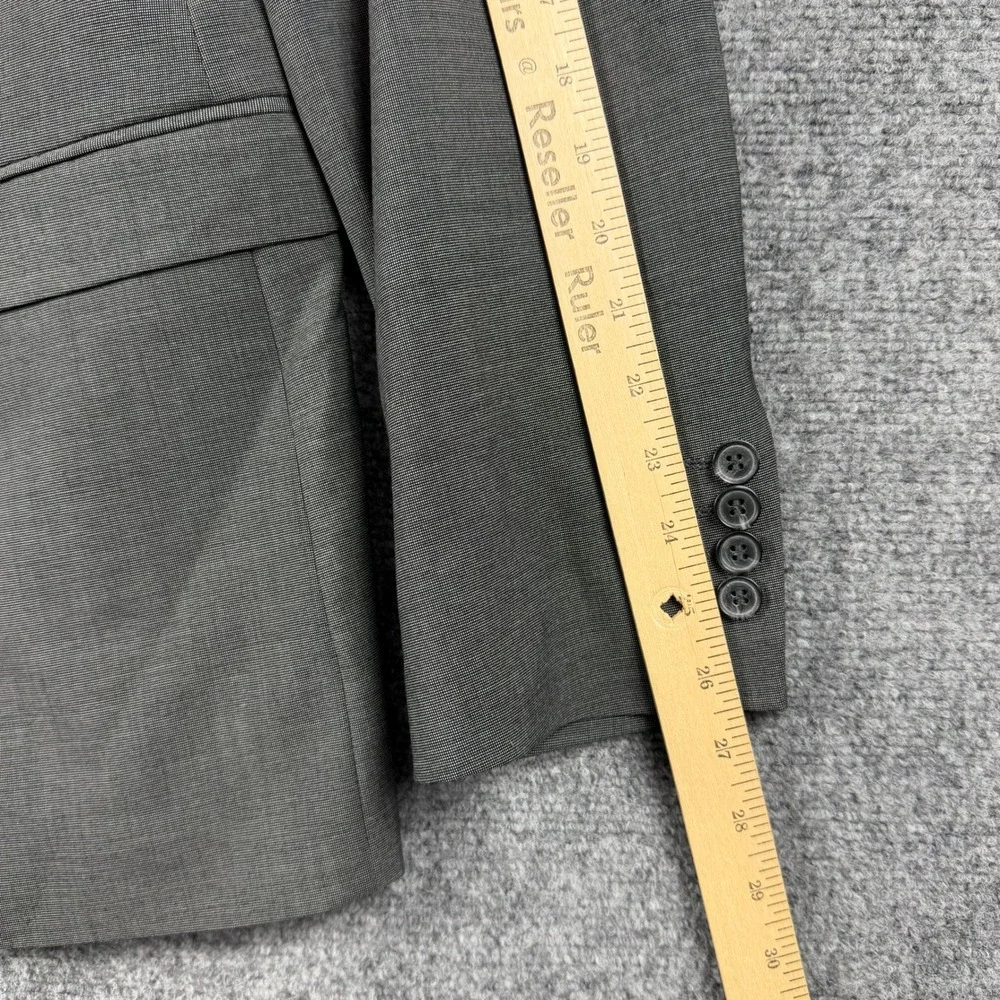 H&M Blazer Mens 44R Gray Regular Fit Two Button Suit Jacket New NWT Professional